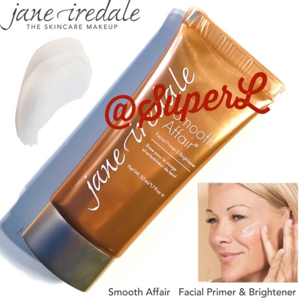 NEW SEALED Jane Iredale Smooth Affair Facial Primer & Brightener Makeup Base